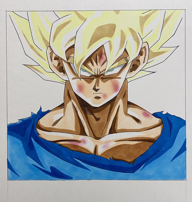 「dirty face super saiyan」 illustration images(Latest)