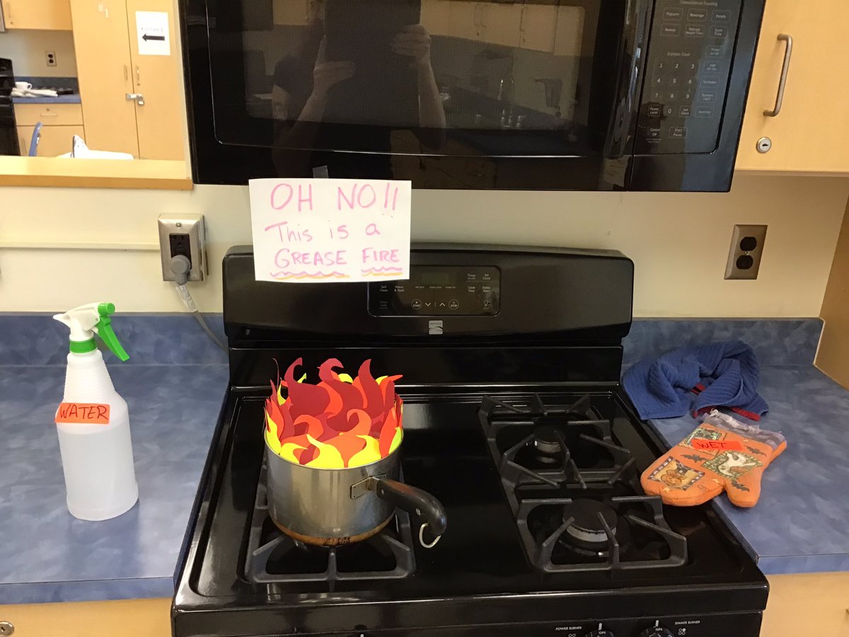 MBilanchone's tweet photo. Our kitchen “crime scene.” Students were asked to find at least 20 kitchen safety mistakes. They are now creating presentations, using their detective skills and their immeasurable creativity, to solve the mystery of what happened to the gingerbread person. @APSKenmore #FACS https://t.co/5r5ytzNuFF
