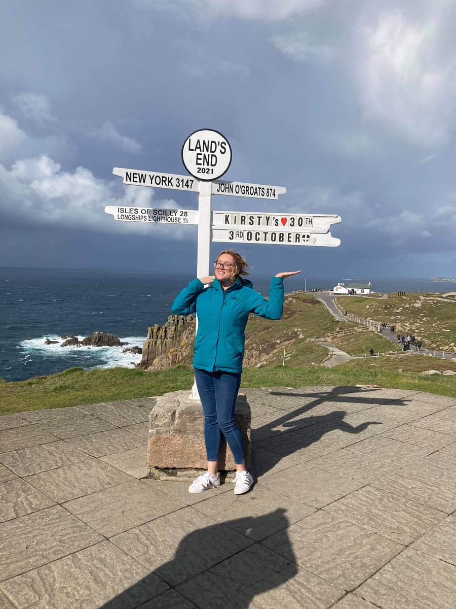 Kirsty121O's tweet photo. 30th bday tour 💜 #big30soon #bdaytour #landsend #octoberbaby https://t.co/0DFUEPLktI
