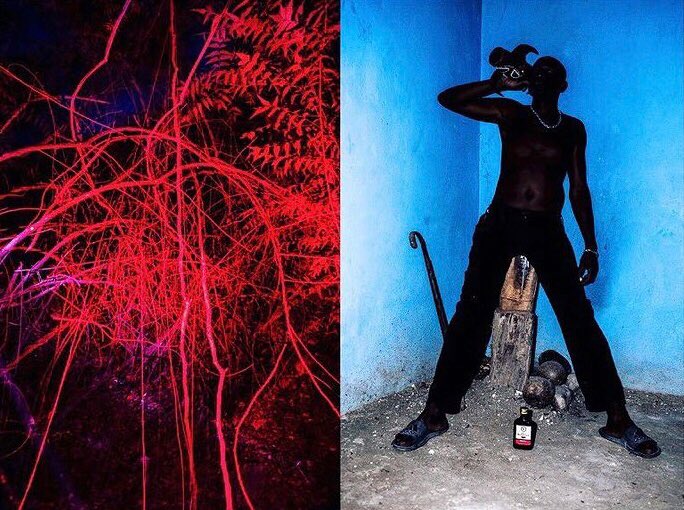 Sikost's tweet photo. Unpublished Vaudou dyptic, work in progress, Port-au-Prince, Haïti 2019. Soon on @opensea #nftphotography #NFT #NFTphotographers  #nftcollector #NFTartist #voodoo #Haiti https://t.co/7vMvFQpAjG