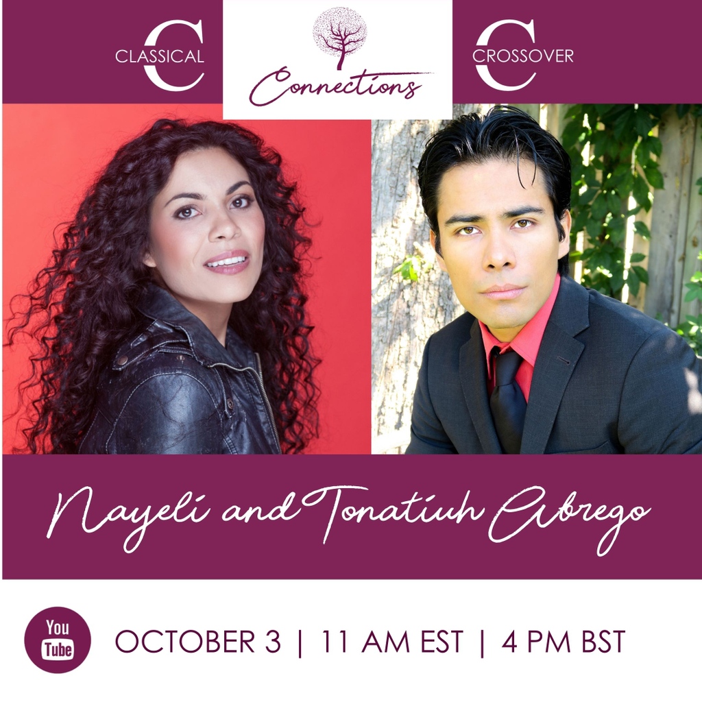 Crossover Music Magazine (@crossmusmag) on Twitter photo One hour until our new Connections episode premieres with <a href="/Nayeli_Musica/">Nayeli Abrego</a> and Tonatiuh Abrego. See you in the chat! 😃 youtube.com/ClassicalCross…
#classicalcrossover One hour until our new Connections episode premieres with <a href="/Nayeli_Musica/">Nayeli Abrego</a> and Tonatiuh Abrego. See you in the chat! 😃 youtube.com/ClassicalCross…
#classicalcrossover