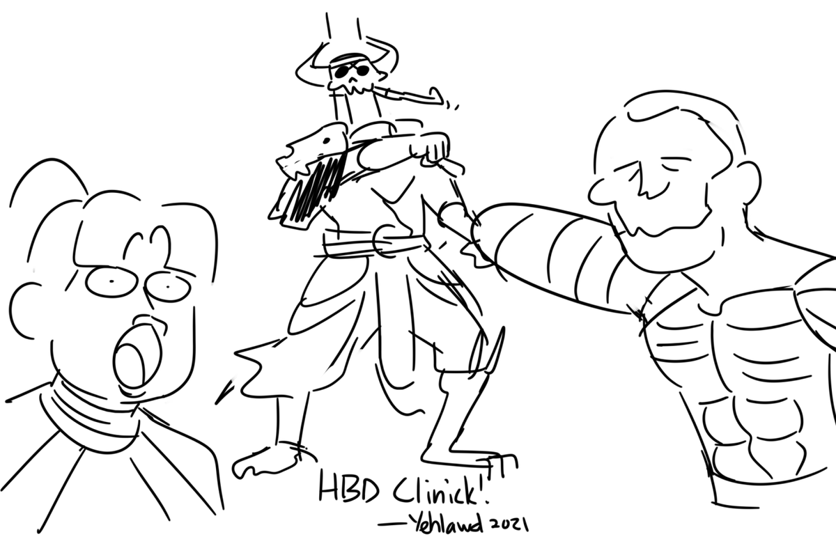 Happy Birthday @ClinickCase here's quick bday art cuz you deserve this. 