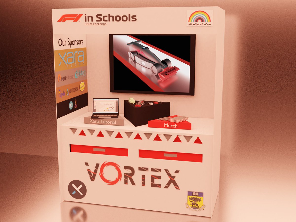 Vortex_F1iS's tweet photo. Our Nationals Pit Display! Only 4 days until racing! We can’t wait!! 🙌🏎
#f1inschools #f1inschoolsuk #f1 #pitdisplay #nationals #llgf1is #nationals2021 #car #race #CAD #renders #f1is #stem #stemimschools #stemeducation #womeninstem https://t.co/KNyxN9g0Lx