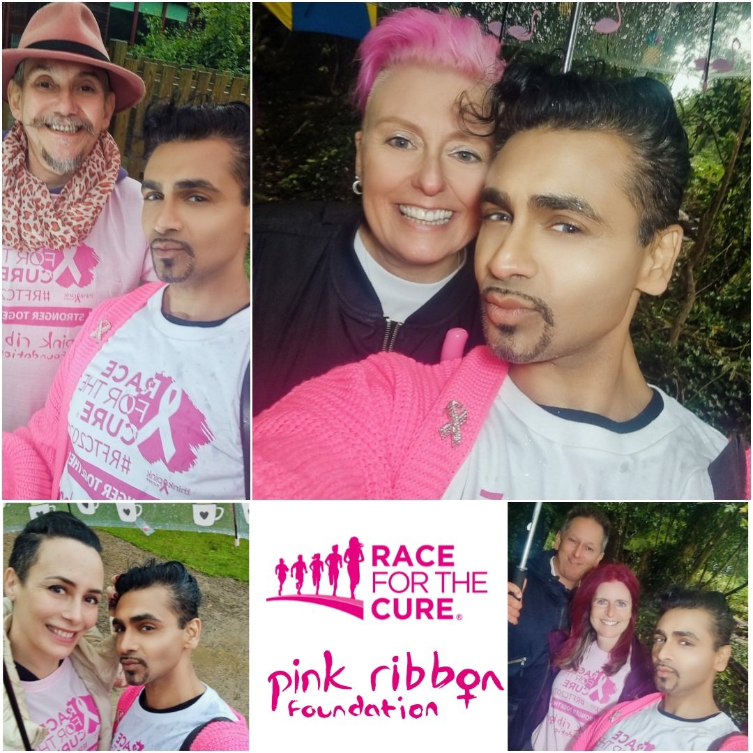 JayKamiraz's tweet photo. Don't Rain On Our Parade!

Yesterday #TeamPRF @pinkribbonfound braved the pouring rain for #RaceForTheCure to support those affected by #breastcancer

You can still sponsor our team, head to the link in my Bio

THANKS to all who sponsored us

#BreastCancerAwarenessMonth #RFTC2021 https://t.co/PpkWlKQCRm