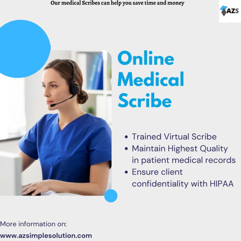 AZ Simple Solution on Twitter "**We have trained scribe** Our Scribes