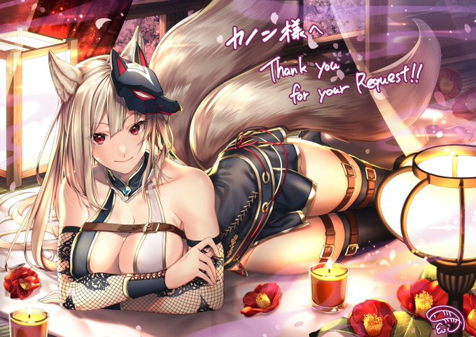 Evi様(@evi_fry__)にskebで依頼させていただいたうちの子!
イメージどおりのキャラクター描写もさることながら、背景や小物の描き込みも素晴らしい…
今回も大変素敵なイラストをありがとうございました! 