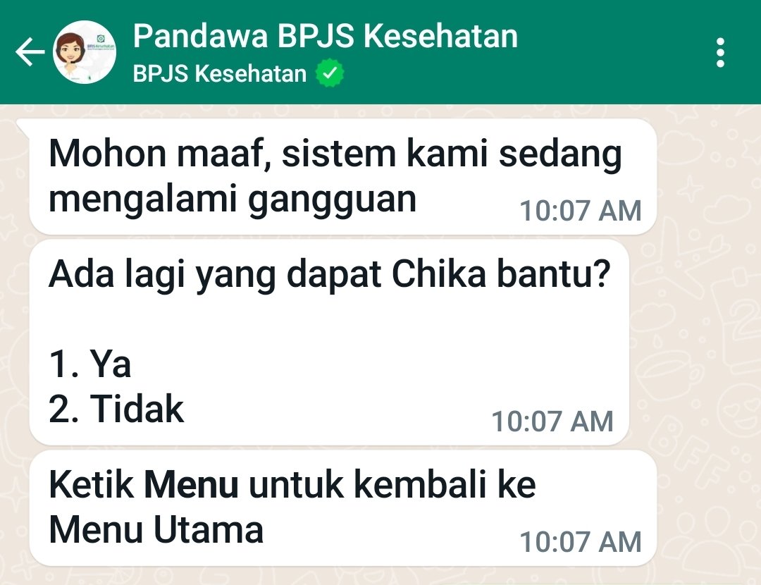 bambangir's tweet photo. @BPJSKesehatanRI Apakah ini karena hari minggu ya https://t.co/xcMPomiwZj