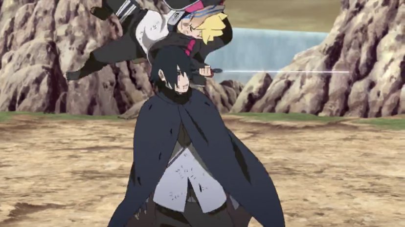 Borushiki Stabs Sasuke Eyes - Sasuke Loses his Rinnegan on Make a GIF