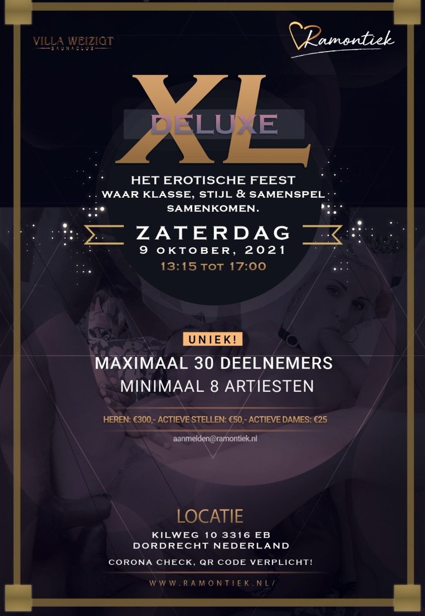 Lieve geile mensen ik ben weer terug #Gigi wie komt mij verwennen zaterdag 9 oktober bij XL Deluxe in Villa Weizig...
<a href="/RamontiekTeam/">"Team Ramontiek"</a>