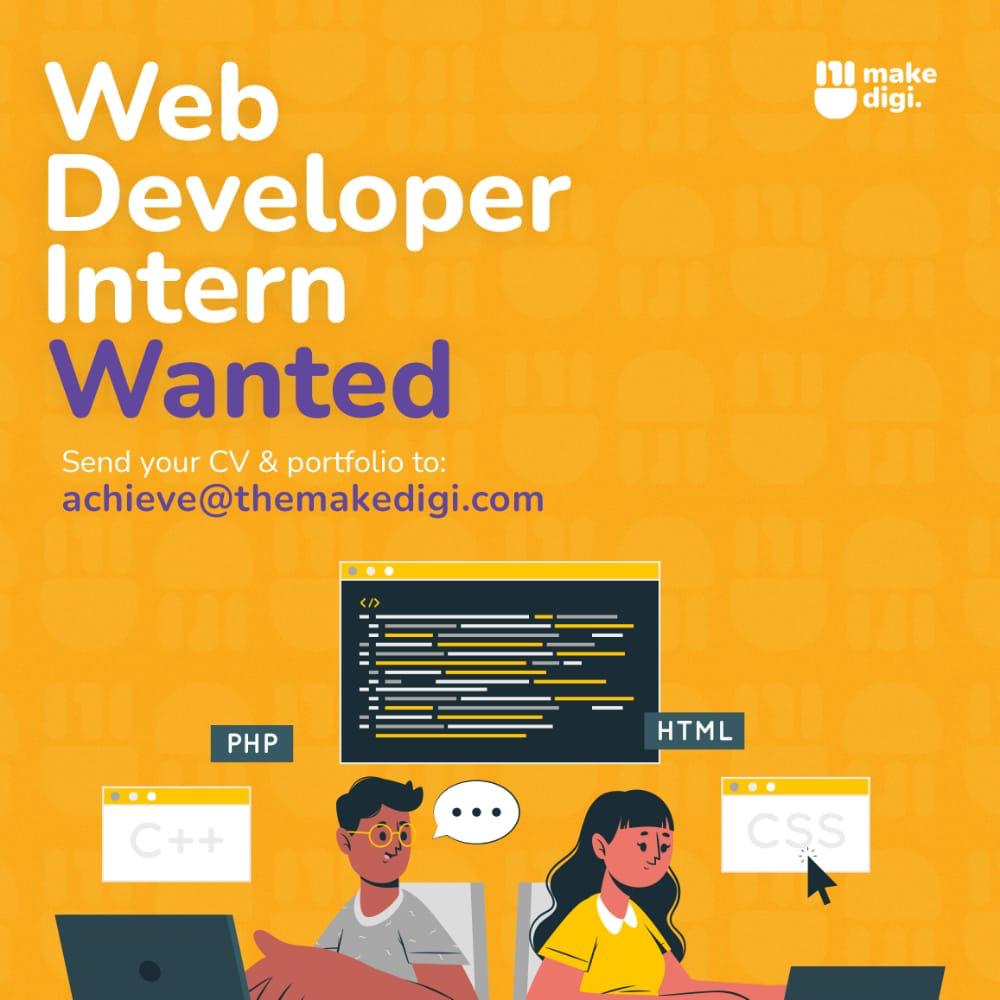 adusei_moses's tweet photo. Interns needed at @themakedigi 
Sales intern || Animator intern || Web Developer intern || Digital Marketing intern. https://t.co/Be2mP0n6Ff