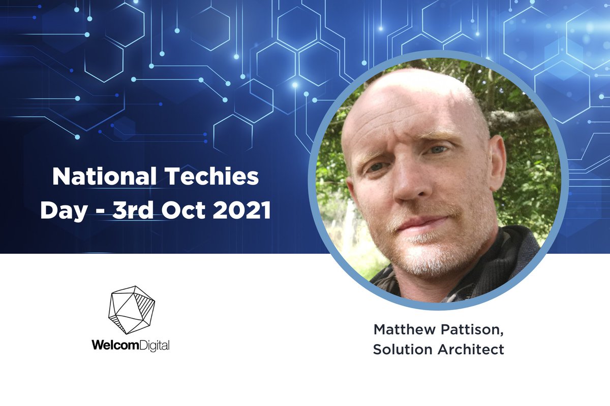 WelcomDigital's tweet photo. Today is #NationalTechiesDay and if you're considering a future in technology then our Q &amp; A with our Solution Architect, Matthew Pattison, may help you with your career path.

Check it out here: https://t.co/asNKLSHjSp

#technologycareers #careerpath https://t.co/yBMa4yaiV9