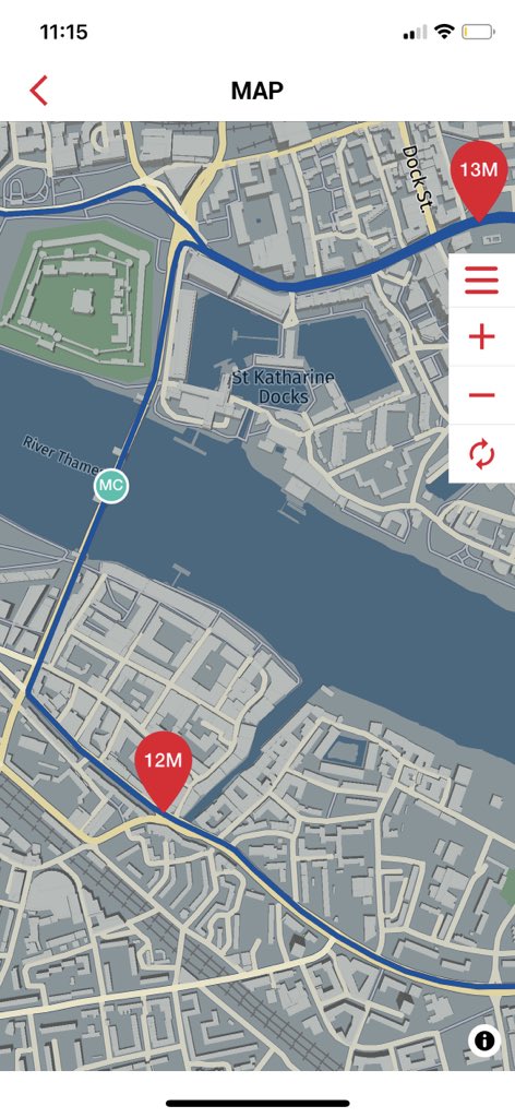 He’s on Tower Bridge!! Coming up to half way now. Come on Dad!!!!🏃🏻🏅🏆💛 PLEASE DONATE IF YOU CAN!!! justgiving.com/fundraising/ma…