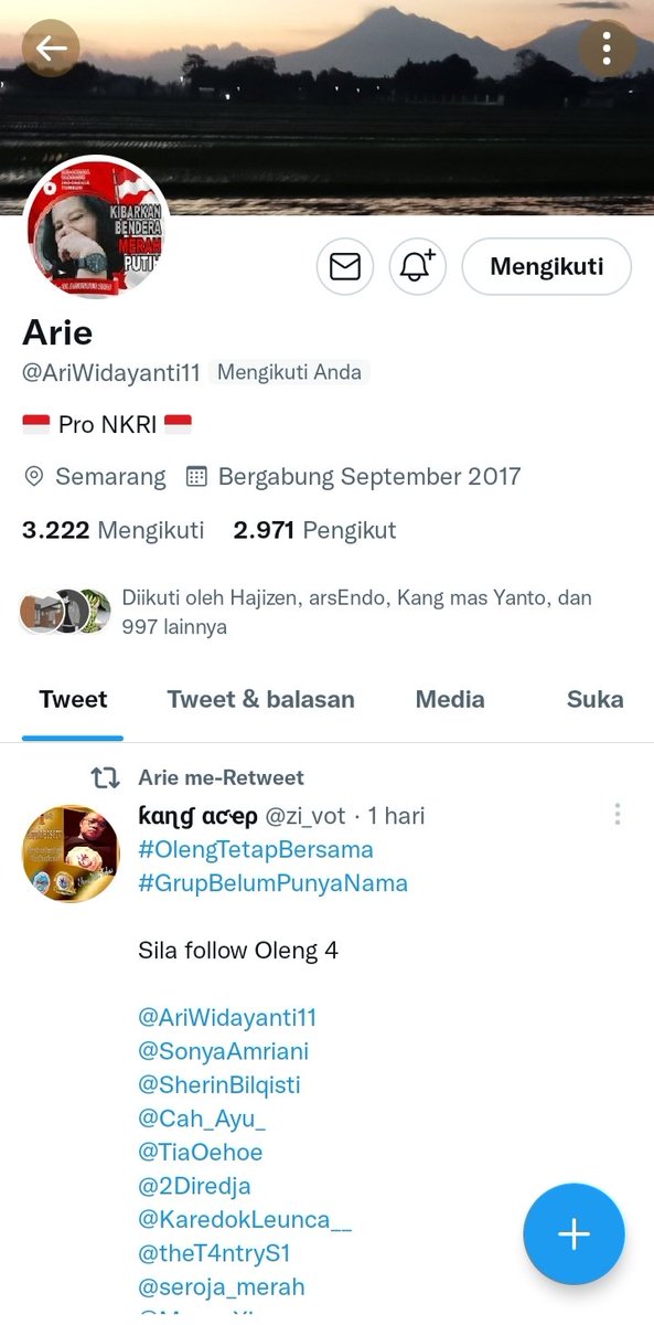 Ayah_Hanita (@manse_mangat) on Twitter photo Sobat ku
Bantu up dong akun sahabat ku
๐ฒ๐จ <a href="/AriWidayanti11/">Widya</a> ๐ 3K
๐ฏ % NKRI
Cc Para Senior ๐
@TongaNixon__
<a href="/theT4ntryS1/">Tantry</a>
<a href="/TikaRi_Na/">Atikaa</a>
@RaniKancana_
<a href="/BPrima777/">๐ช๐ญ๐๐๐๐๐_๐ป๐๐๐๐77โฃ7 ๐ฎ๐ฉ</a>
<a href="/4bby5/">@$-4bby</a>
<a href="/Oleng_YNWA/">King CocoLatos2nd #OTB 1</a>
<a href="/haniafiair/">Aku โค๏ธ๐ฎ๐ฉโค๏ธ</a>
@SIWE_NDARA
<a href="/CantikaCahyhani/">Bunda Cantika</a>
@rr__gust
@AngeliaTaheree
Terima kasih tak terhinggan๐๐ Sobat ku
Bantu up dong akun sahabat ku
๐ฒ๐จ <a href="/AriWidayanti11/">Widya</a> ๐ 3K
๐ฏ % NKRI
Cc Para Senior ๐
@TongaNixon__
<a href="/theT4ntryS1/">Tantry</a>
<a href="/TikaRi_Na/">Atikaa</a>
@RaniKancana_
<a href="/BPrima777/">๐ช๐ญ๐๐๐๐๐_๐ป๐๐๐๐77โฃ7 ๐ฎ๐ฉ</a>
<a href="/4bby5/">@$-4bby</a>
<a href="/Oleng_YNWA/">King CocoLatos2nd #OTB 1</a>
<a href="/haniafiair/">Aku โค๏ธ๐ฎ๐ฉโค๏ธ</a>
@SIWE_NDARA
<a href="/CantikaCahyhani/">Bunda Cantika</a>
@rr__gust
@AngeliaTaheree
Terima kasih tak terhinggan๐๐