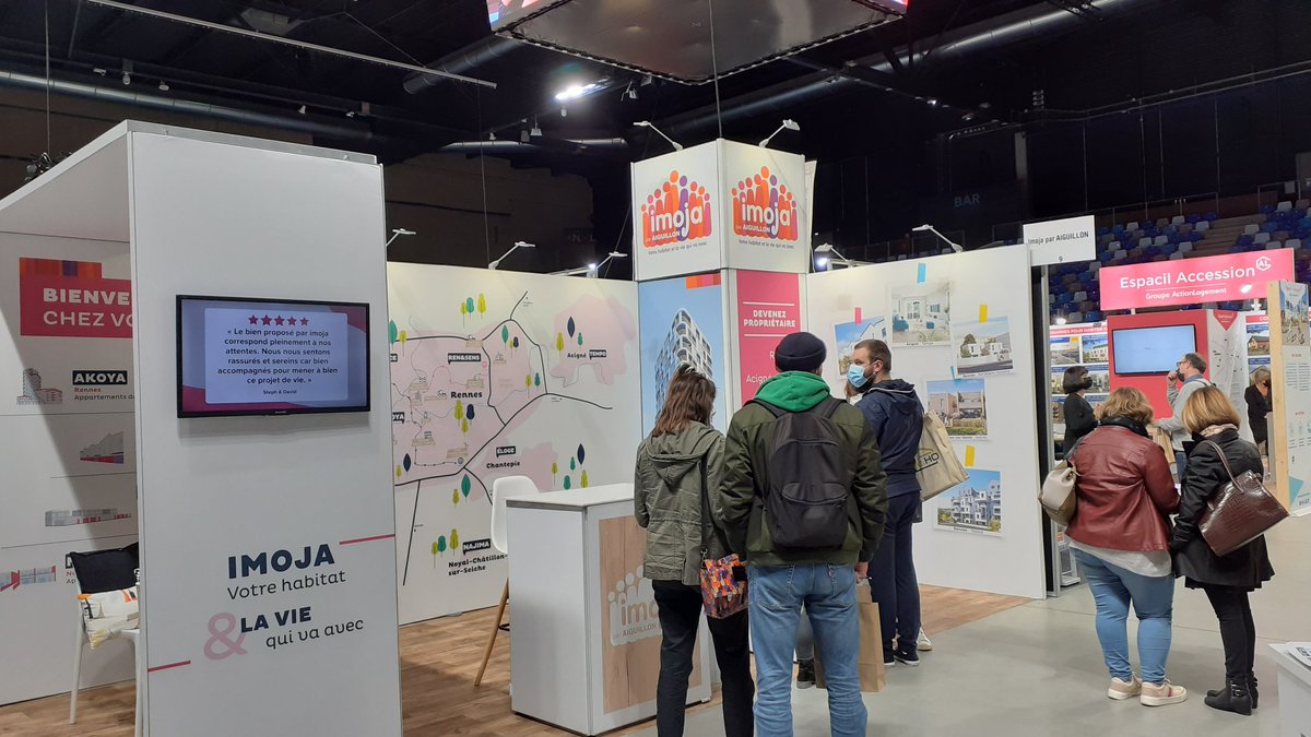 Dernier jour pour venir échanger avec notre conseillère commerciale au salon immobilier  <a href="/cessonsevigne/">Ville de Cesson-Sévigné</a> !
#imoja #habitat #accession
