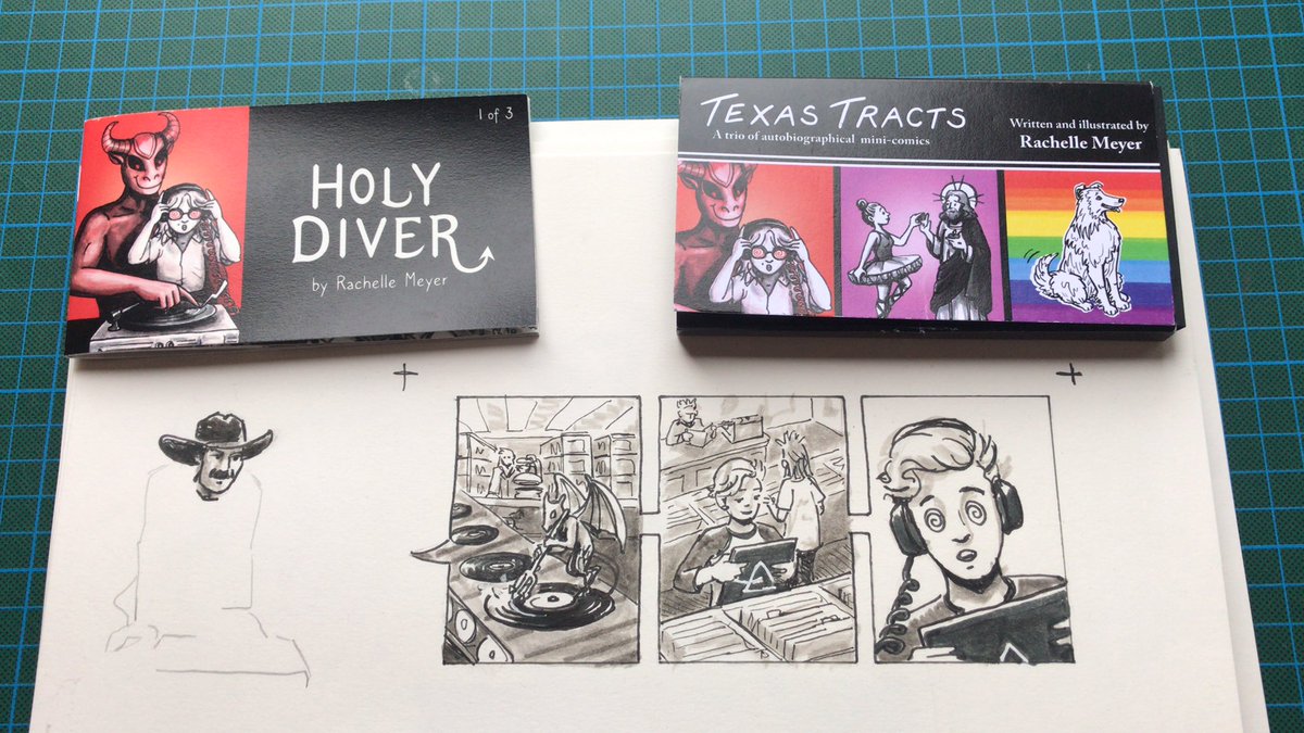 Lots of visitors have enjoyed seeing original art and expressed interest in how I make my #comics during <a href="/AteliersNoord/">Open Ateliers Amsterdam Noord</a>. So comic books ARE art after all. 😉 Join the #texastracts <a href="/Kickstarter/">Kickstarter</a> campaign here: kickstarter.com/projects/there… #kickstarterreads