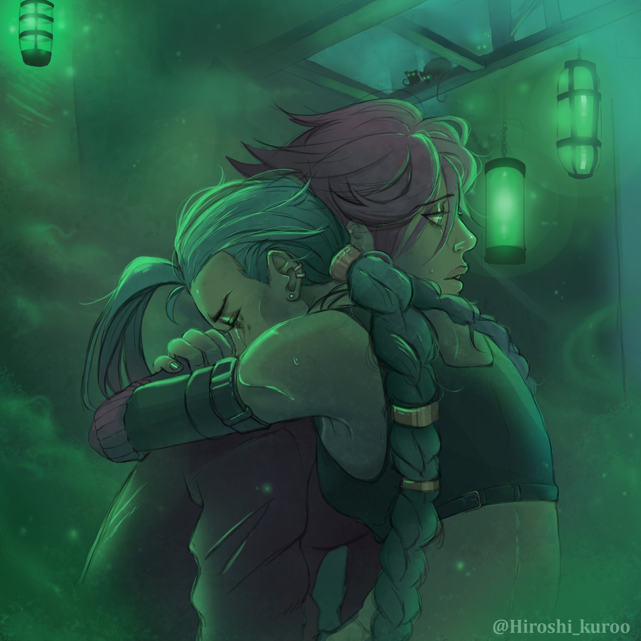 League Of Legends Jinx And Vi Sisters