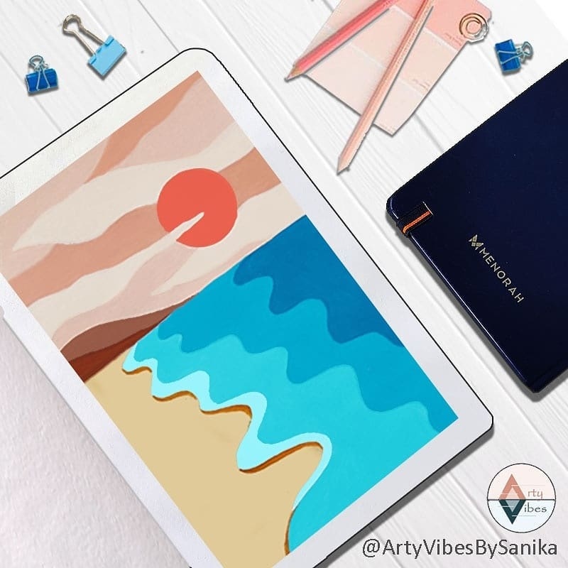 menorahcreatif's tweet photo. Sketchbook-180GSM
Done by @artyvibesbysanika
Website link
https://t.co/BZVIjVfL3v
#menorahstationery
#menorahwatercolorpaper
#menorahpapers
#artsupplies
#vectorpainting #vectordrawing #beachartists #sunset #beautiful #art #sun #sea #vacation #followme #like4like #artist https://t.co/CBwo3RW7AW