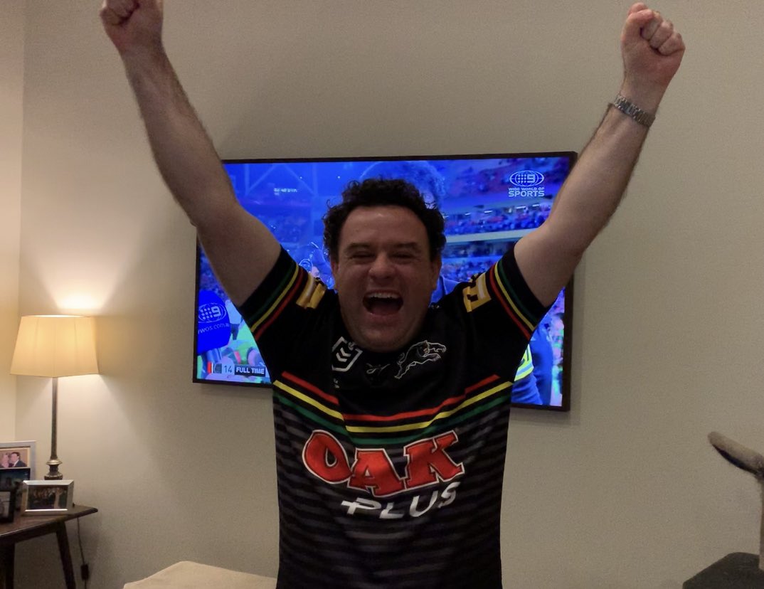 Just a bit happy! 

GO THE MIGHTY PANTHERS!!!

🖤❤️💛💚

#pantherpride #NRLGF