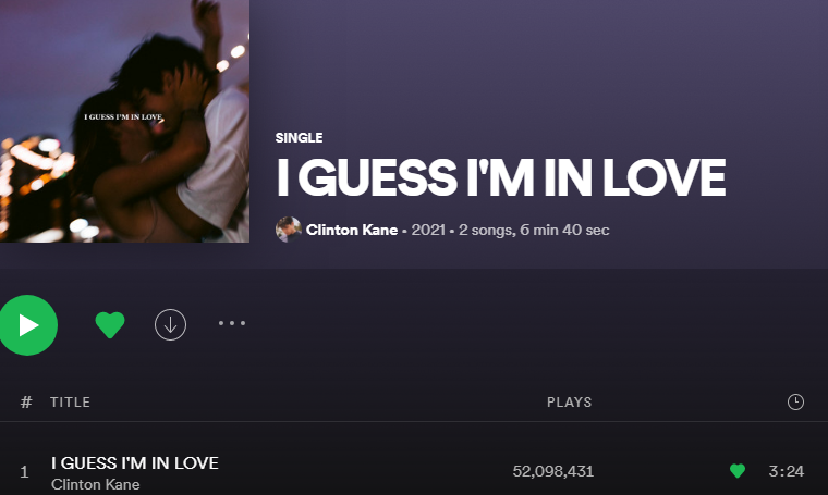 clintonkaneph's tweet photo. happy 50 million streams 😍

@clintonkane #IGUESSIMINLOVE https://t.co/2qUt2BjwS0