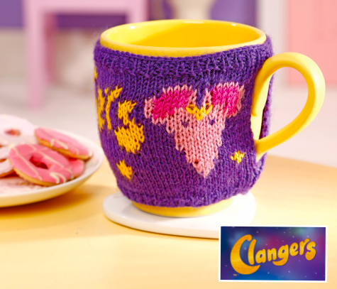 Knit your mug a hug with this Clangery mug cosy! Perfect for keeping your soup warm on chilly Autumn days... 🧶 🍂 ☕

Pattern here 👉  bit.ly/2Pm6qcG