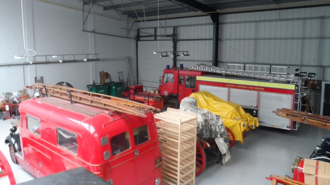 Our appliances have made the trek to their new home this summer. A lucky few will later be transferred to the new museum. It took several weeks and lots of work to transfer thousands of objects from the previous collection store. #scottishmuseumsday  #fireengines #scottishmuseums