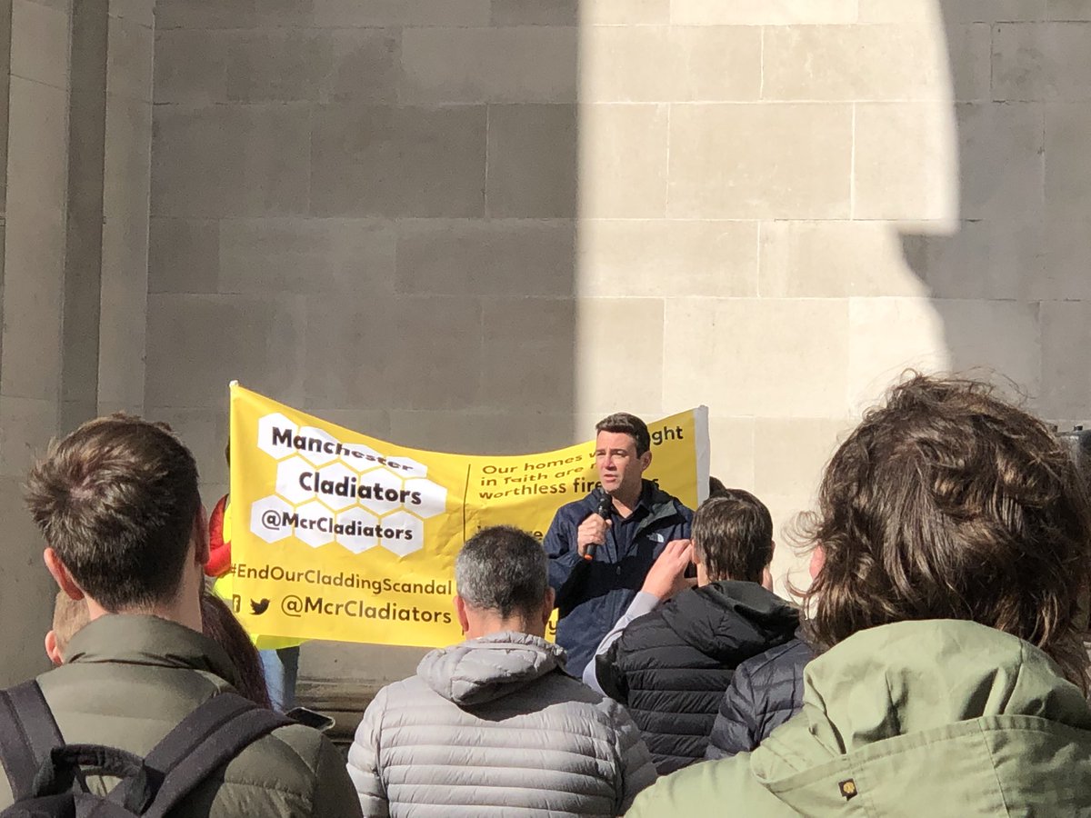 'You cannot make people pay for mistakes that are not of their making ... it fails a basic fairness test'.

@AndyBurnhamGM nails the injustice of the #claddingscandal
