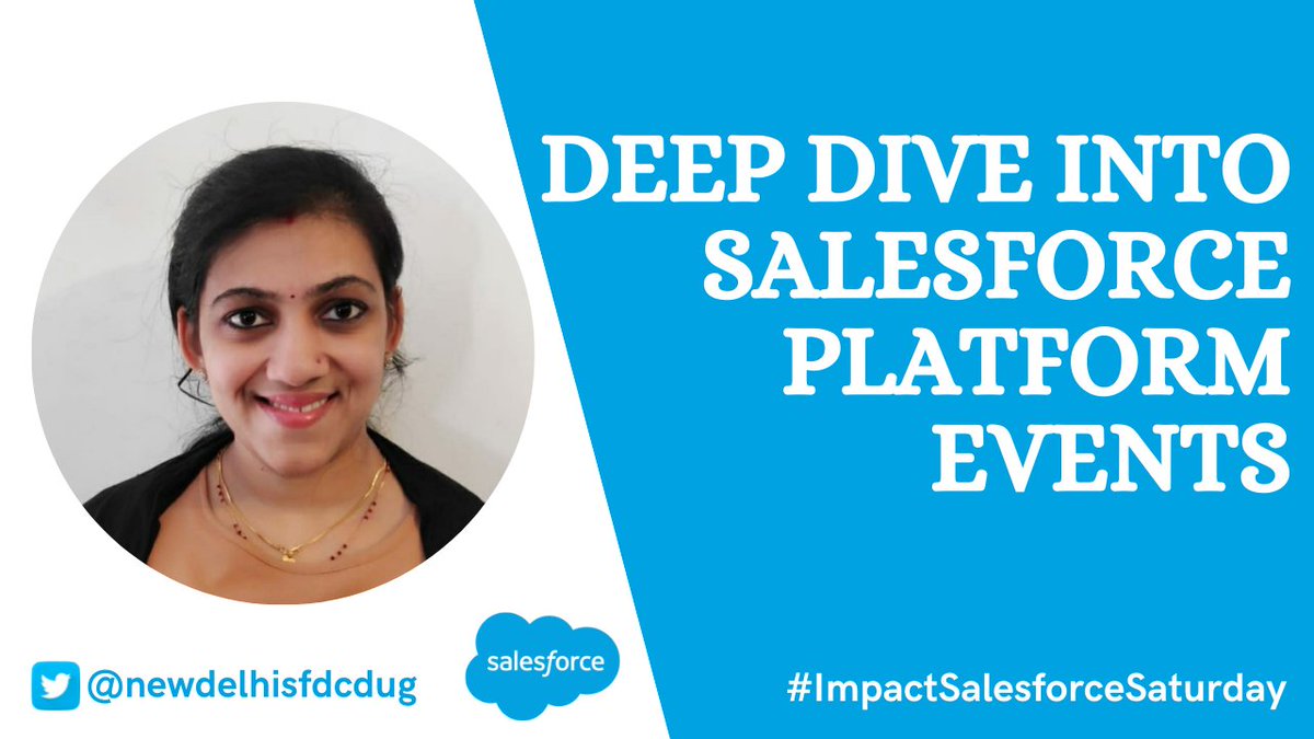 newdelhisfdcdug's tweet photo. Hello #trailblazers,
Recording of Session "Deep Dive Into Salesforce Platform Events" by @MeeraNairTVM is live on our Youtube channel
𝐘𝐨𝐮𝐓𝐮𝐛𝐞: https://t.co/i8d8WEsEIr
In case you missed attending the session, do check it out
#Salesforce #PlatformEvents https://t.co/Z3xvT231Lu