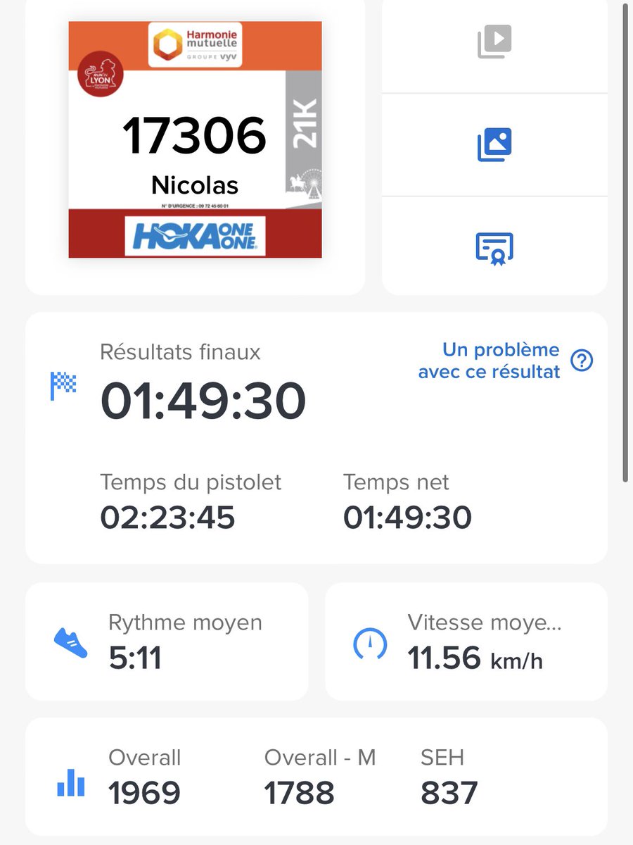 Un dimanche matin comme on les aime 💪! 
Merci à tous les organisateurs et bénévoles qui ont rendu cette édition possible #RunInLyon 

Prochaine étape : Marseille-Cassis 🏃🏼‍♂️👊🏼 #running