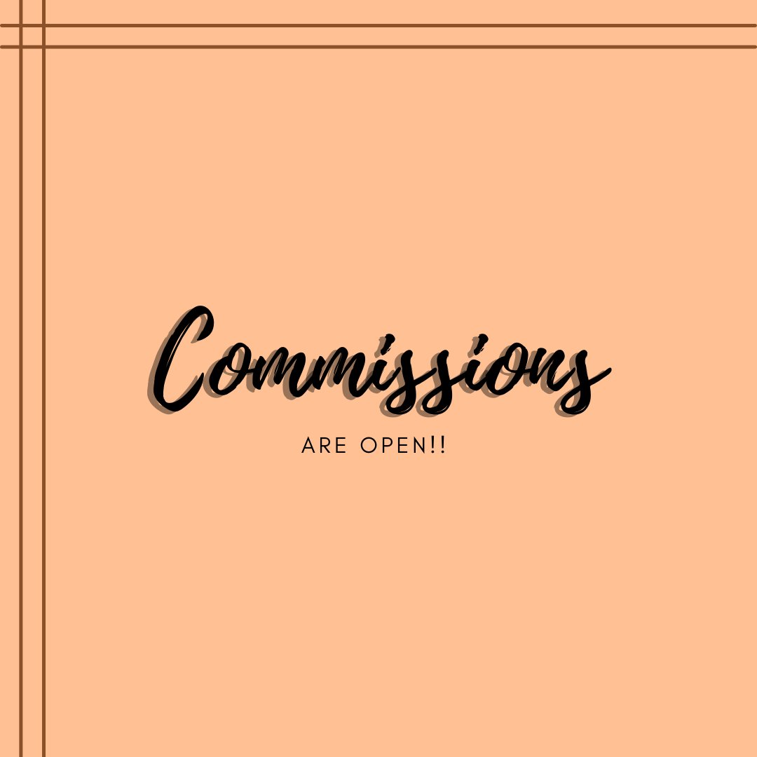 YuweinArts's tweet photo. 📌COMMISSIONS ARE NOW OPEN‼️

Hello!! I am now taking and available for Commissions. Dm me if you are interested via twitter or email for further questions and inquiries. (For school tuition purposes) 
RT's is very appreciated. 
#commissionsopen #Commission #ArtistOnTwitter https://t.co/QVh8GEfvaG