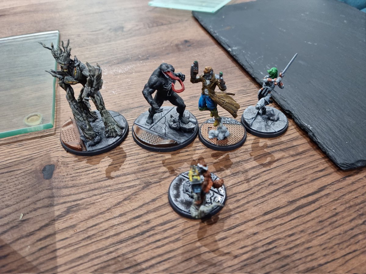 hiddenrealm's tweet photo. Ok so I love Marvel Crisis Protocol, but no one else plays it here £80 posted to the UK. 
So its off to find its forever home core set plus Hulk, Modok, venom and Star Lord Groot, rocket Gamora Cards for all bar Venom onwards but im currently trying to find them https://t.co/HacbbVVk1O