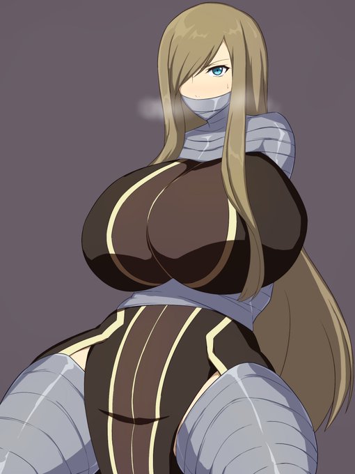 ぐるぐる巻きにされて詠唱を封じられたティアさん 