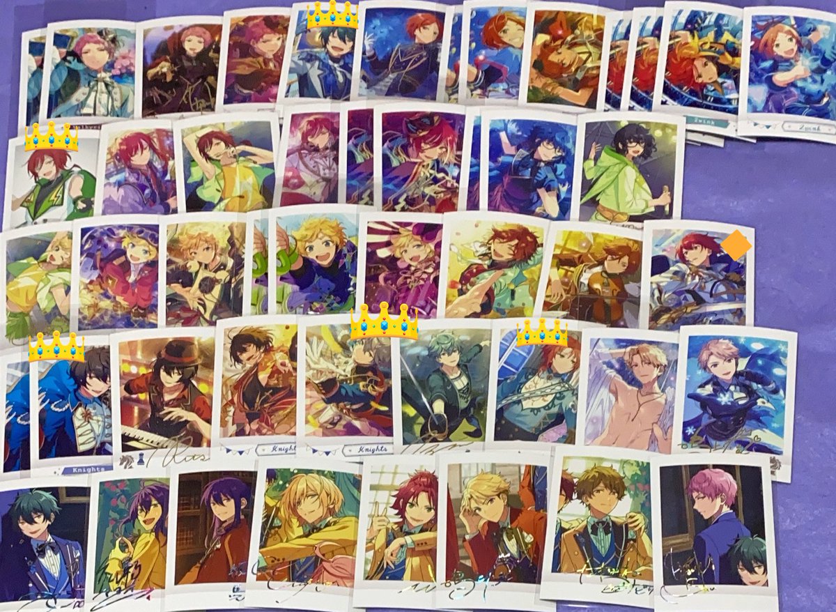 gayaya0824's tweet photo. （譲渡）
あんさんぶるスターズ あんスタ ぱしゃこれ
譲:画像参照
求:1枚90円 5周年1枚130円
🔶は箔押しになります。➡︎ https://t.co/2jvM7NYeaU