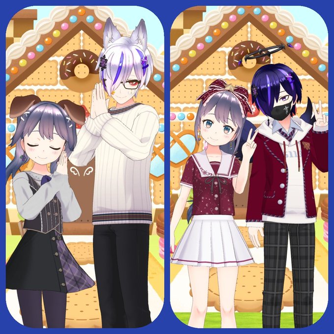 双子コーデのtwitterイラスト検索結果