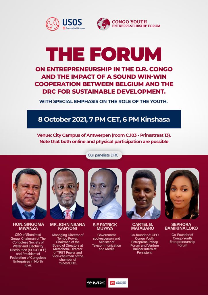 Bahiga Mugisho (@philemonbhg) on Twitter photo 🥊 Prochaine Activité du CYEF🥊
Ce 08 octobre 2021
Consultez dès demain nos pages Facebook, Instagram, Twitter <a href="/cyefrdc/">Congo Youth Entrepreneurship Forum</a> pour le lien de participation en physique et en ligne.
<a href="/investindrc/">InvestinDRC</a> <a href="/cyefrdc/">Congo Youth Entrepreneurship Forum</a> <a href="/Presidence_RDC/">Présidence RDC 🇨🇩</a> <a href="/Muyumba/">Amb.Francine MUYUMBA NKANGA 🇨🇩</a> 🥊 Prochaine Activité du CYEF🥊
Ce 08 octobre 2021
Consultez dès demain nos pages Facebook, Instagram, Twitter <a href="/cyefrdc/">Congo Youth Entrepreneurship Forum</a> pour le lien de participation en physique et en ligne.
<a href="/investindrc/">InvestinDRC</a> <a href="/cyefrdc/">Congo Youth Entrepreneurship Forum</a> <a href="/Presidence_RDC/">Présidence RDC 🇨🇩</a> <a href="/Muyumba/">Amb.Francine MUYUMBA NKANGA 🇨🇩</a>