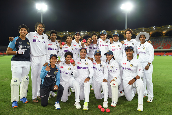 It was the first time they played with the pink ball and their faces tell you the story! 

Well done, girls! #TeamIndia🙌🏾 
#PinkballTest #AUSvIND