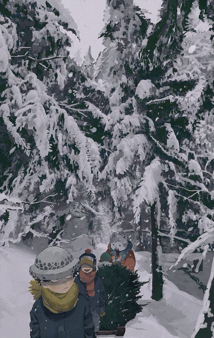 「赤マフラー 冬」のTwitter画像/イラスト(古い順)