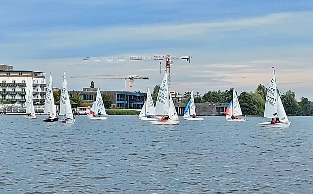 Zieldurchgang Marten 2 Orlando 7, Maja ca 9, Hannah ca 18