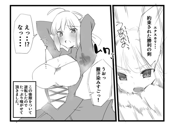 メルブラやってたらセイバーにボコられたので気を晴らすために描きました。 