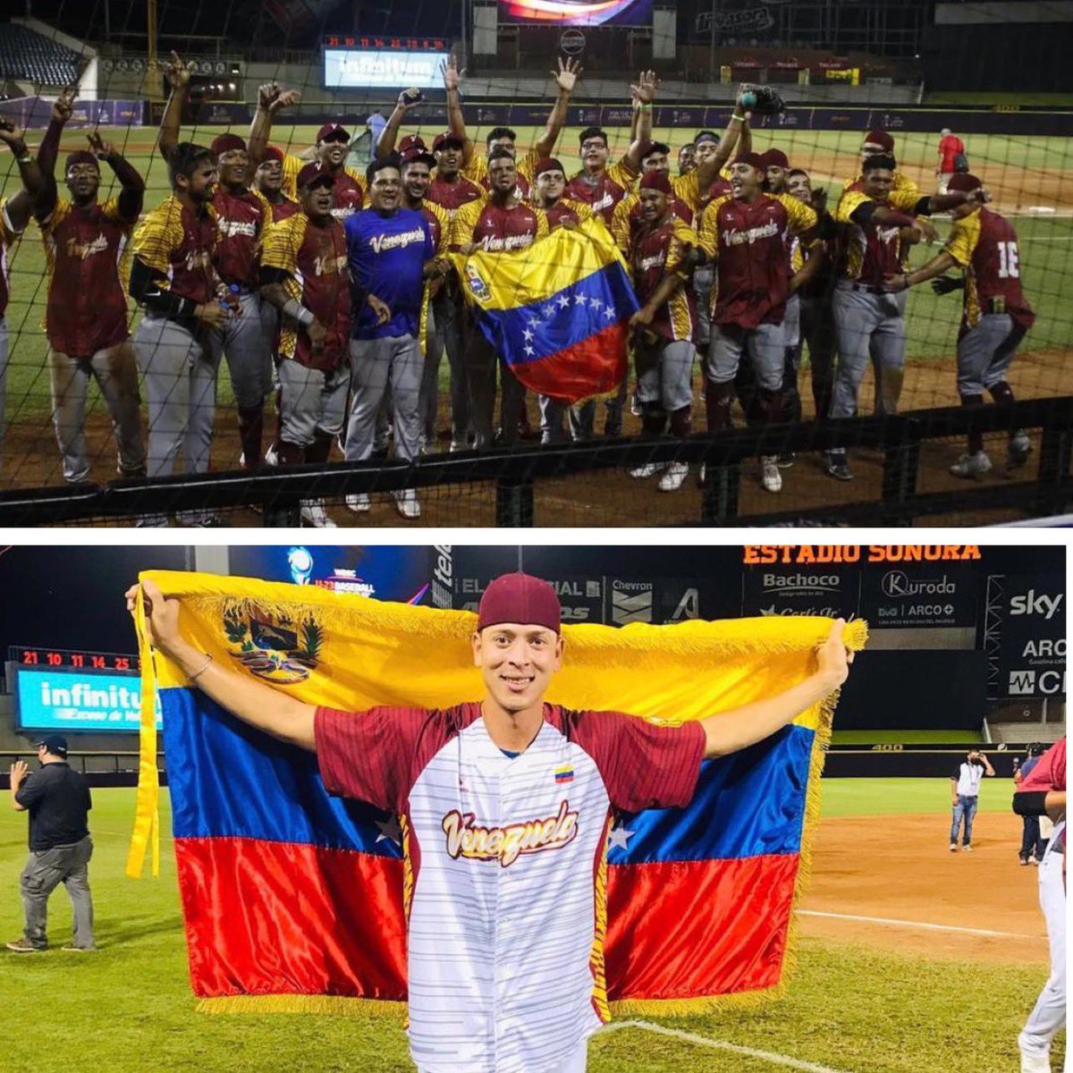 ¡VENEZUELA CAMPEÓN DEL MUNDO 🇻🇪 ! Felicitamos a nuestra selección Sub 23 por tan heroica hazaña 👏🏻 y en especial al Yaracuyano, Hector Tulio Rodriguez Segovia, por su extraordinaria participación en este triunfo para la Patria..!