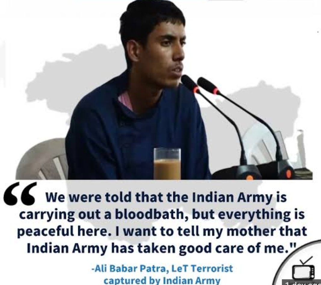 KashmirPannun's tweet photo. "We were told that the Indian Army is carrying out a bloodbath, but everything is peaceful here. I want to tell my mother that the Indian Army has taken good care of me, " says Arrested Teen Pakistani Terrorist...
#PakistanTerrorHub
#PakistanOnezero
#SanctionPakistan https://t.co/4NUUV1TiwM