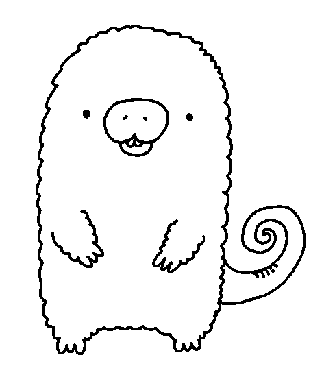 ワクチンの副作用でオマキヤマアラシしか描けなかった 
