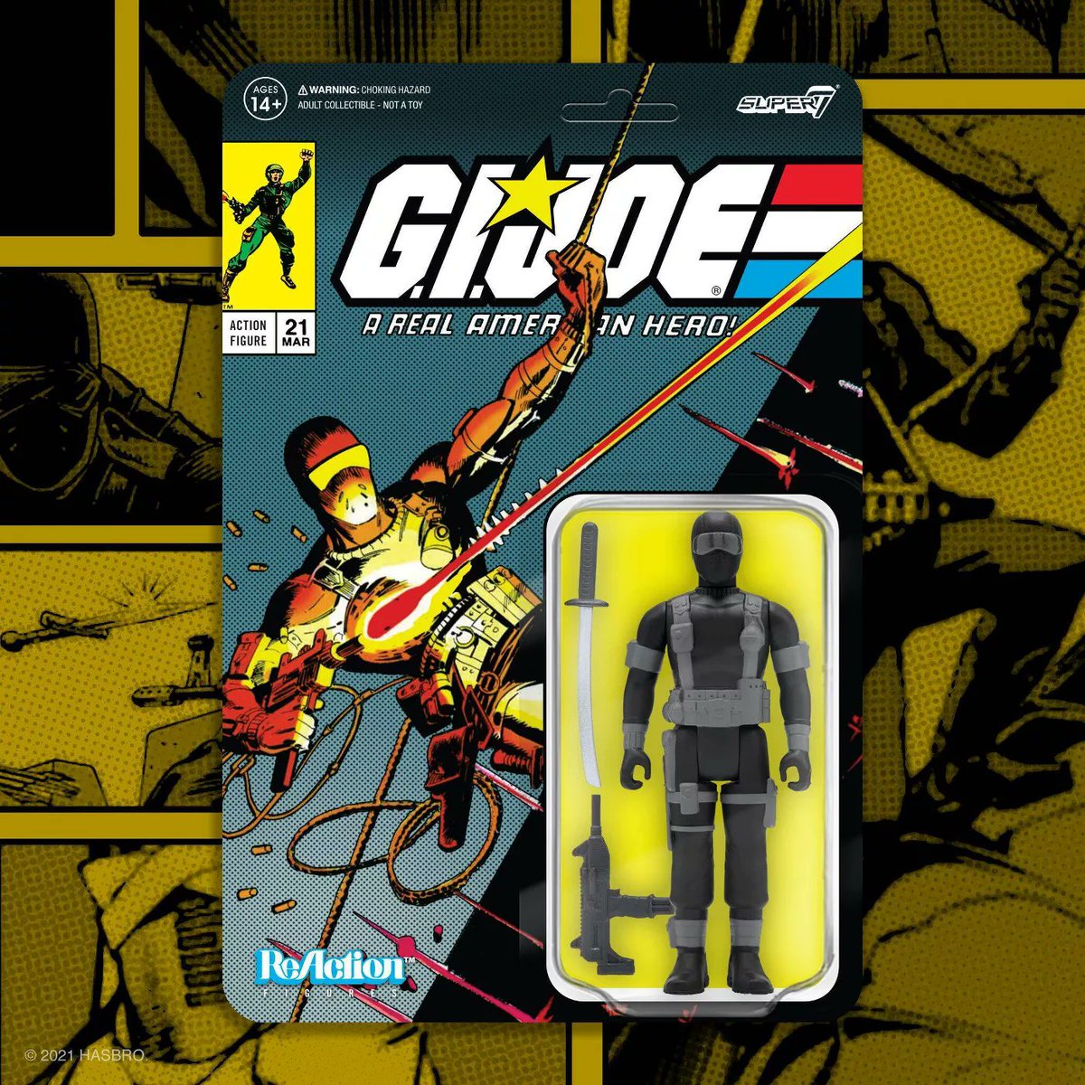 TheFullForce's tweet photo. 💥 Super7 reveals G.I. Joe ReAction Vac Metal Cobra Commander &amp; Comic V1 Snake Eyes figures!! 💥

Snake Eyes: https://t.co/umcSJLyR28

Cobra Commander: https://t.co/beca976hRi https://t.co/JPpTGXOgHA