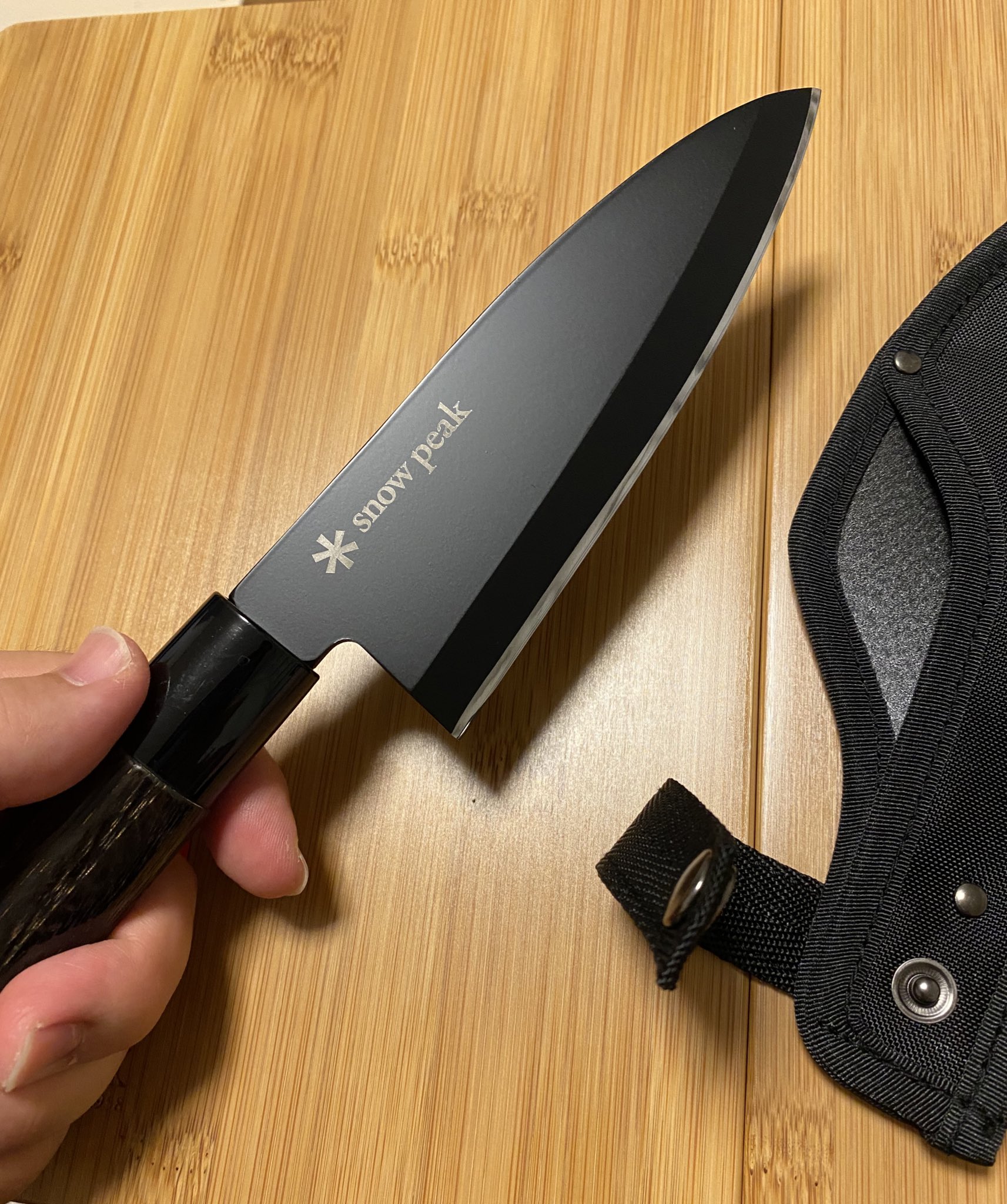 スノーピーク ブラック出刃包丁 ポイントギフト