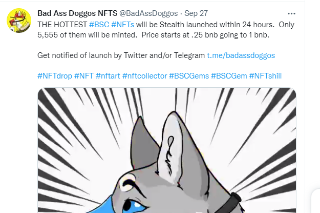 SolDoggos's tweet photo. Today we experienced an attack from a fake copycat project that claims they are us. A couple of facts:
- Our first Sol Doggo tweet was on Sep 8, their was on Sep 27 (you can easily check that for yourself)
- They have like 90 people in their Discord
#SolDoggos
1/2 https://t.co/GMip5gR9If