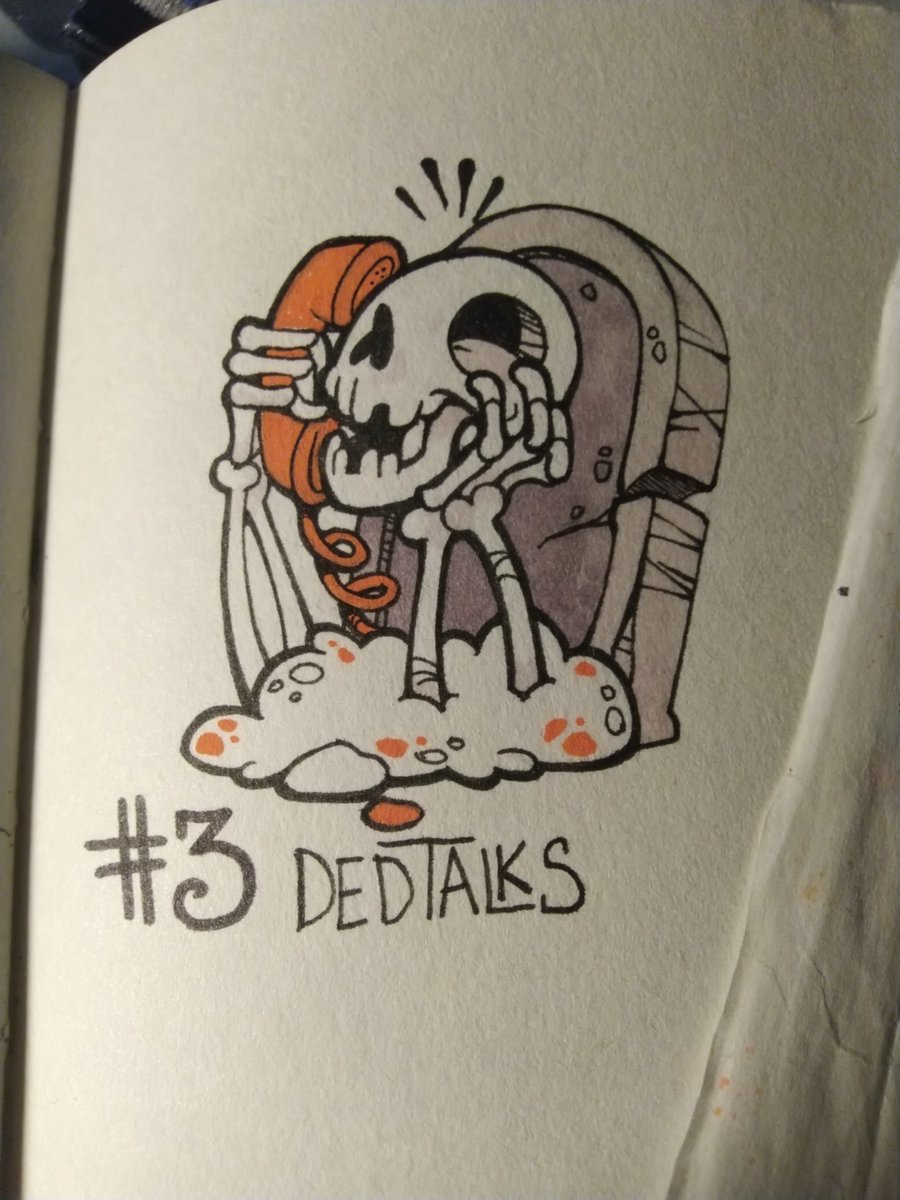 Day 3: DedTalks XD

#drawlloween #Drawlloween2021