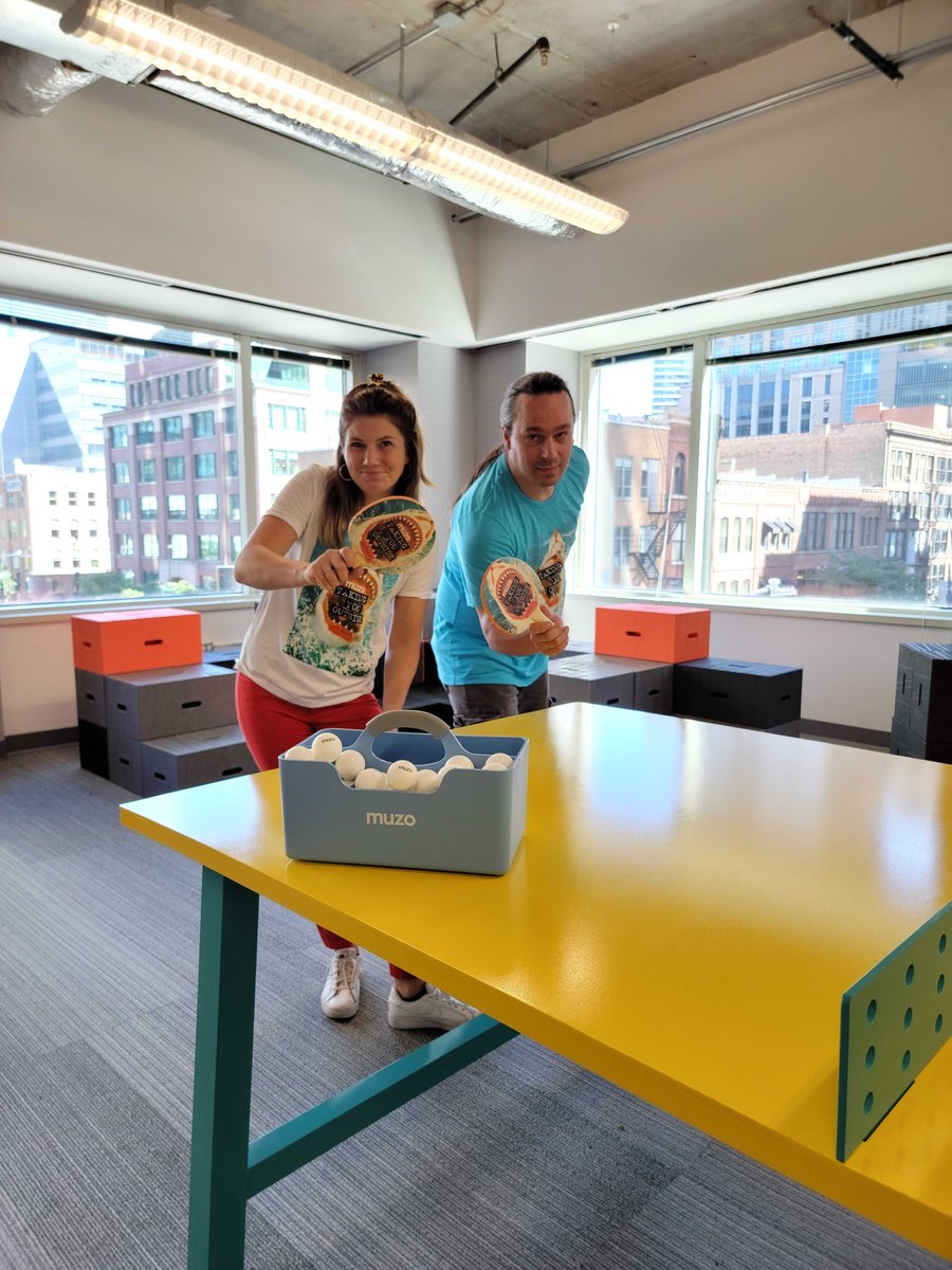 hellomuzo's tweet image. Ping Pong!!!! Muzo Chicago showroom 350 N LaSalle!! Fun, fun, fun &amp;amp; stunning furniture at our 9,000 sq ft showroom