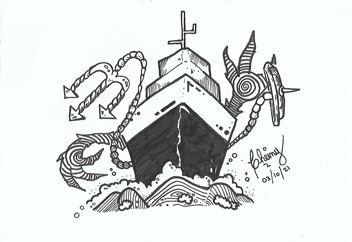 CesarPuntin's tweet photo. Inktober 2021
PROPMT 3 - Vessel π’
#inktober #inktober2021 #inktober2021vessel #dibujoblancoynegro #art #CheinyDrawing
Mi IG ---> cheiny_draw https://t.co/VYIiLB27Yl