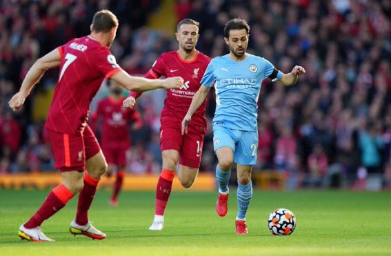 Manchester City vs. Liverpool score: Bernardo Silva enlivens a