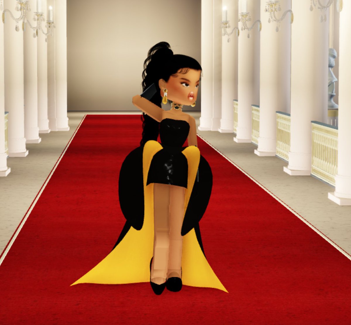 Top Model <a href="/VenuxAlien/">𝐕𝐞𝐧𝐮𝐱</a> Wearing A Custom Dress By Ziegfelds. Inspired By Schiaparelli And Iris Van Herpen.