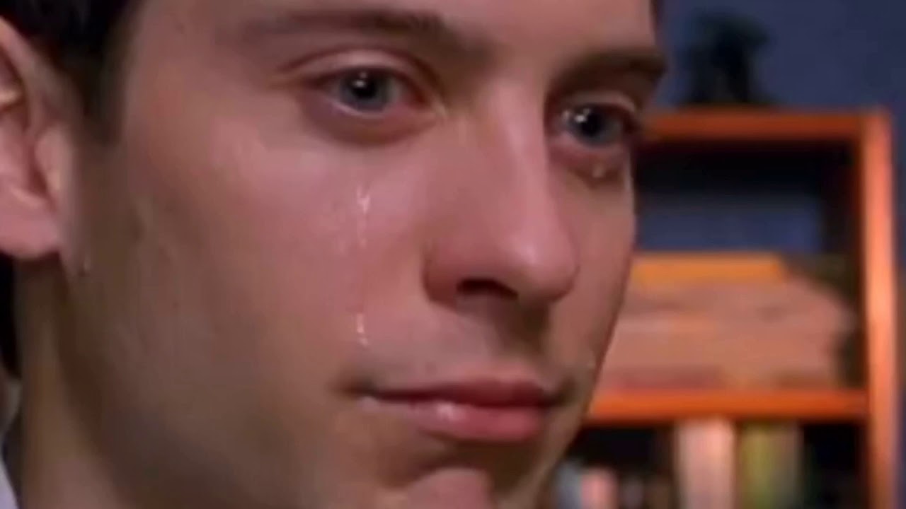 Tobey Maguire Crying Spiderman 3